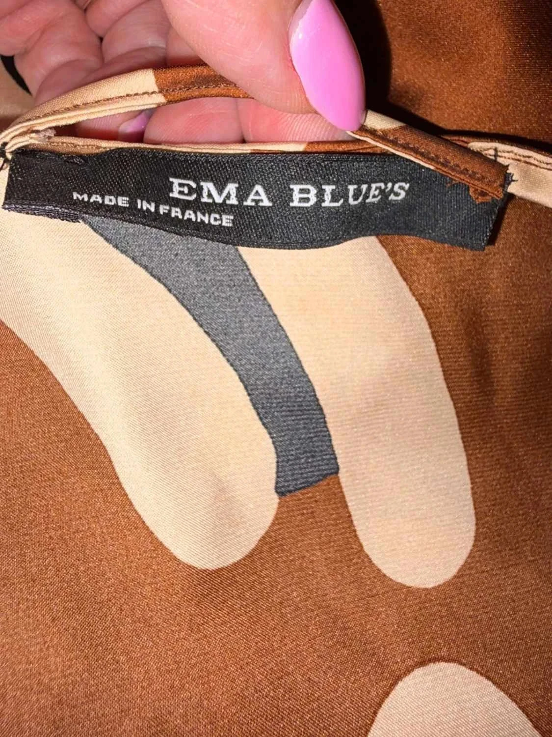 Ema blues summer dress size 38/40 in super condition – photo 8